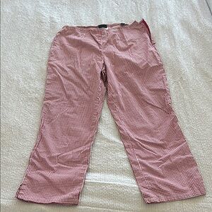 D&G Red Gingham Checkered Pants